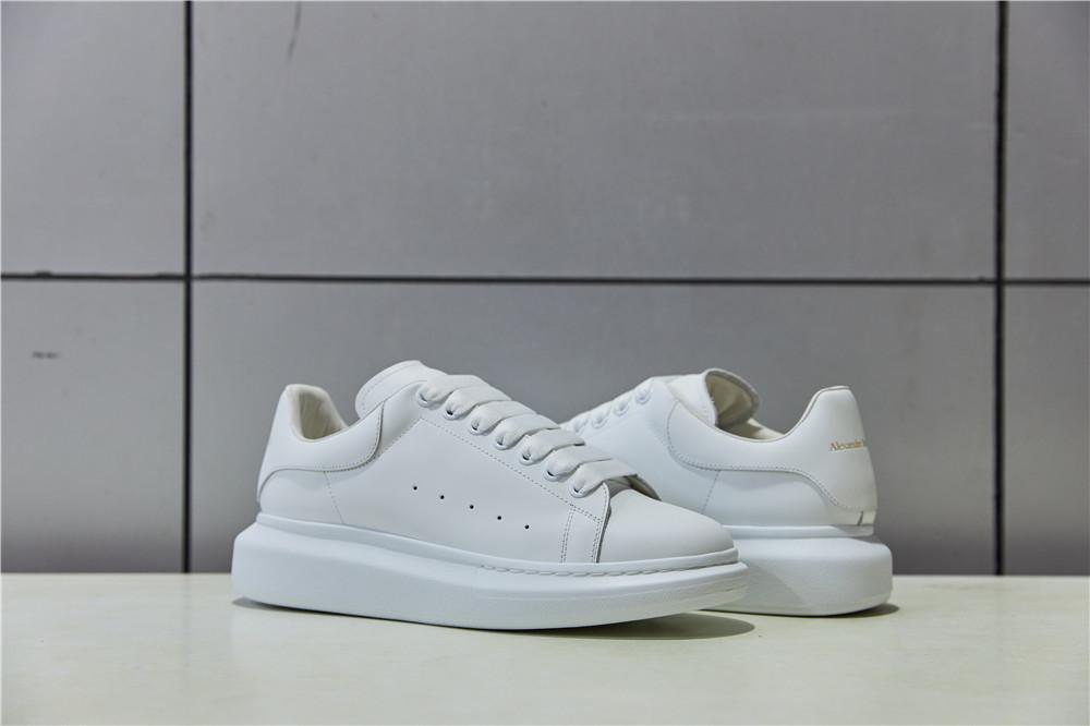 PK GOD ALXNDER MC MCQUEEN Paris white leather heel best version ready to ship